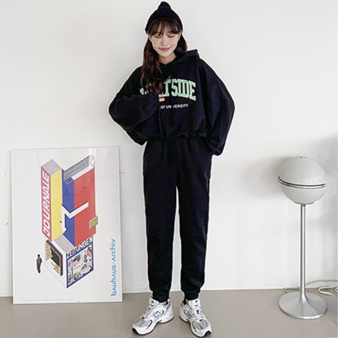 베니코코 여성용 더블유 트레이닝 상하의 세트