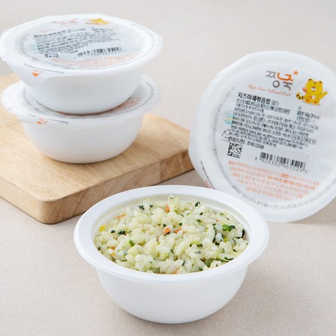 짱죽 치즈야채볶음밥, 160g, 4개