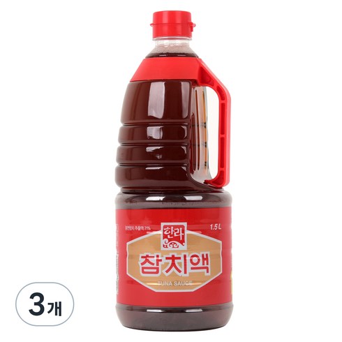 한라참치액젓 - 한라 참치액, 1.5L, 3개