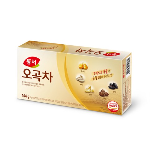 동서 오곡차, 8g, 18개입, 1개