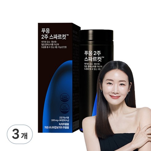 푸응 2주 스파르컷 가르시니아 92.4g, 84정, 3개