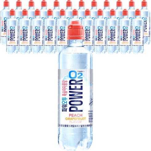 파워오투 복숭아 자몽향, 500ml, 24개