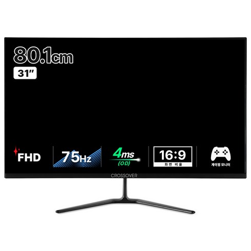 크로스오버 FHD IPS 리얼 75 모니터(무결점), 80.1cm, 32FB75
