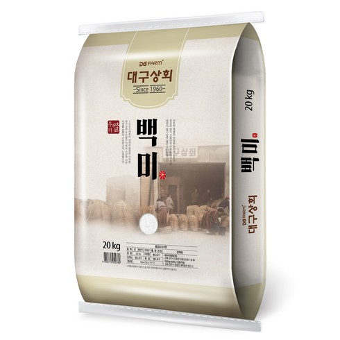 쌀20kg - 대구상회 백미, 20kg, 1개