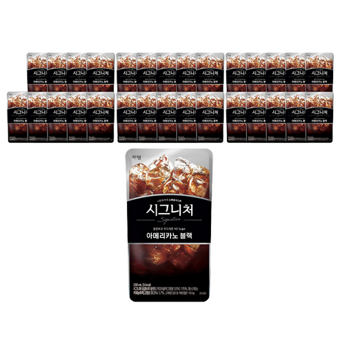 시그니쳐 아메리카노 블랙, 230ml, 30개