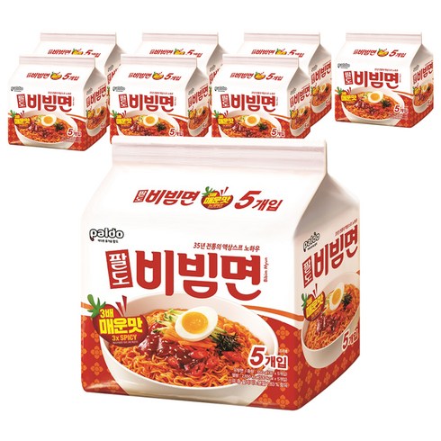 팔도 비빔면 매운맛, 40개