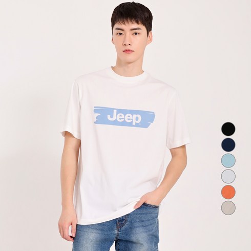 JEEP 남성 24 SUMMER COOL SORONA 반팔 티셔츠 4종 - 지프 남여공용 반팔 티셔츠 JM6TSU393