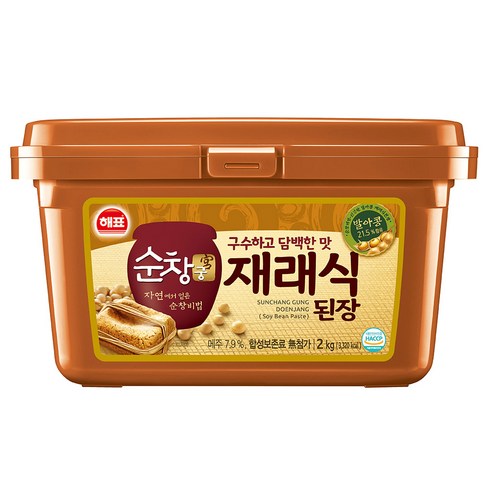 해표 순창궁 재래식 된장, 2kg, 1개