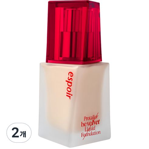 에스쁘아 프로 테일러 파운데이션 비 벨벳 SPF22 PA++ 30g, 페탈, 2개