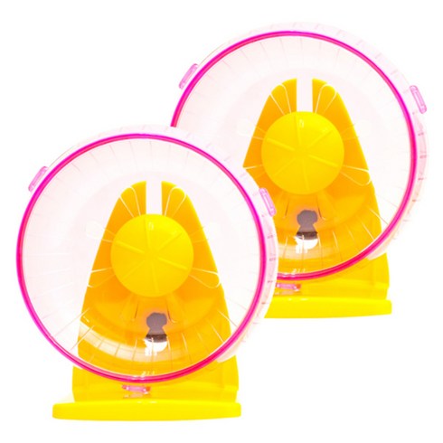 아마존 햄스터 무소음 바퀴 대, 혼합색상, 2개