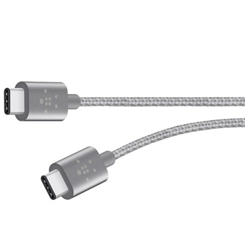 벨킨 MIXIT UP 2.0 USB-C to USB-C 충전 케이블 1.8M, F2CU041bt06-GRY, 1개