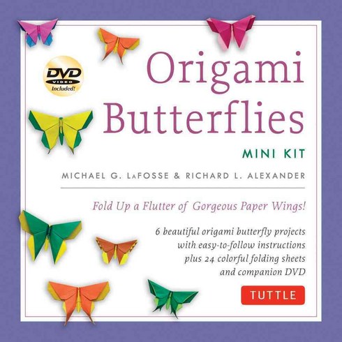 Origami Butterflies Mini Kit: Fold Up a Flutter of Gorgeous Paper Wings!, Tuttle Pub