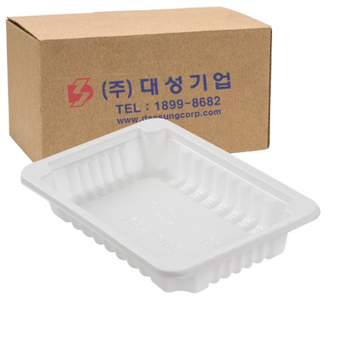 쿡앤락 일회용 실링용기 백색 400ml 몸통, 1200개입, 1개