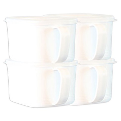 비스비바 루멘 핸디캐니스터 화이트 1.4L, 4개, 핸디캐니스터 4p