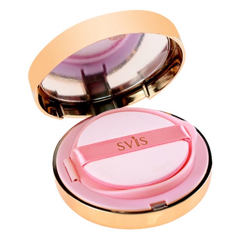 스비스 선파우더 풀커버 쿠션 팩트 SPF47 PA++ 23호 옐로베이지, 12g, 1개