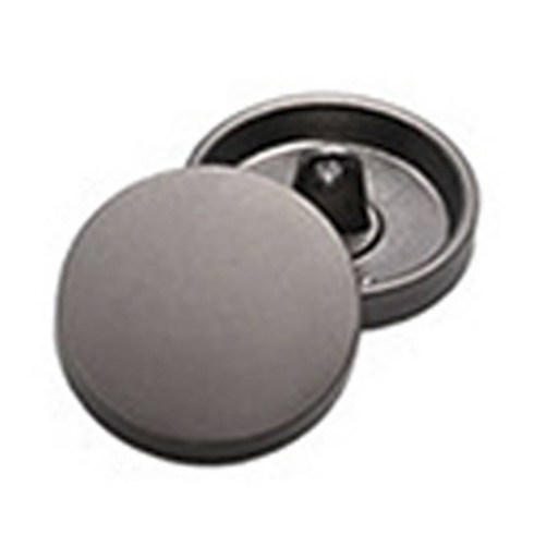 Y&M 하이퀄리티 플랫탑 메탈 버튼단추 28mm, GRAY, 10개