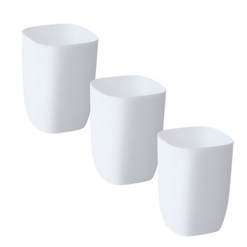 아리코 키친 모던 휴지통 3p, 화이트, 3개