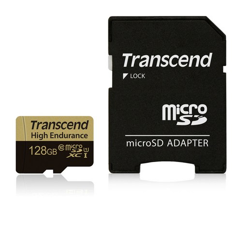 트랜센드 micro SDHC Class10 블랙박스 전용 MLC방식 High Endurance TS128GUSDXC10V, 128GB, 1개