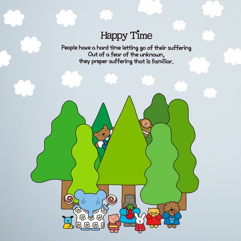 뭉키월드 Kids DIY 포인트스티커 엘리 울창한 나무숲에서, 혼합 색상