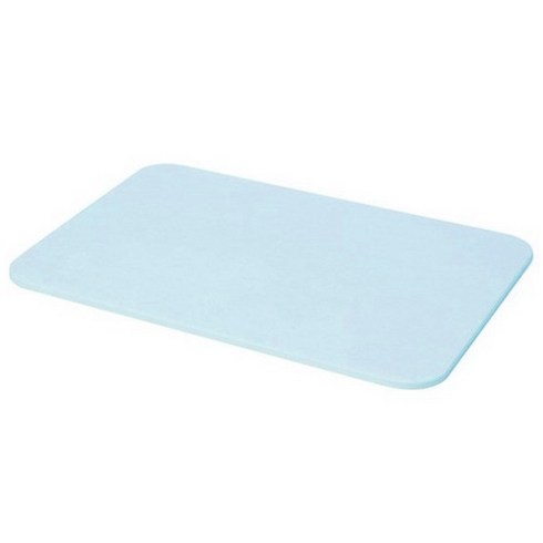 사라사라 규조토 발매트 45 x 35 x 0.9 cm, 블루, 1개