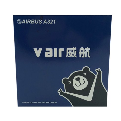 JCWings 1:400 Taiwan air navigation A321-200 B-22610 비행기 다이캐스트, 혼합 색상, 1개