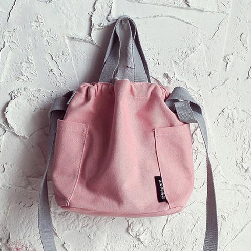 프롬헤븐 미니투포켓 에코백