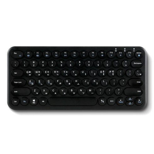 아이노트 퓨전에프앤씨 블루투스 키보드, X-KEY 38BT, 블랙