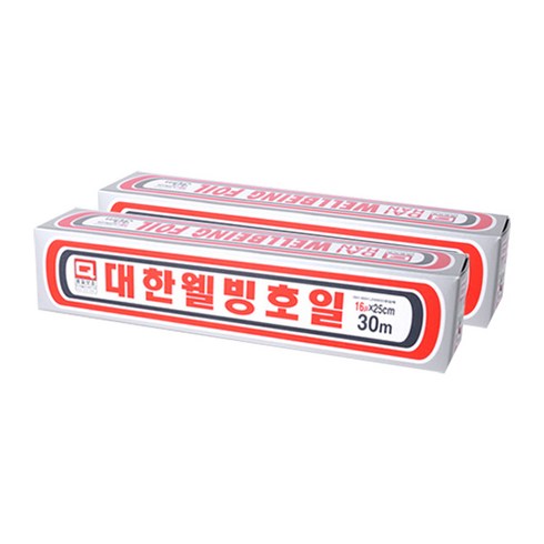 대한웰빙은박 호일 16mm x 25cm x 30m, 2개