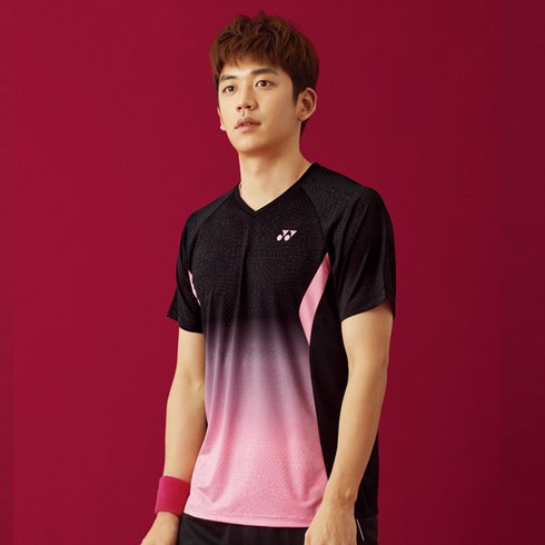 요넥스 남성용 라운드티셔츠 91TS015MBK