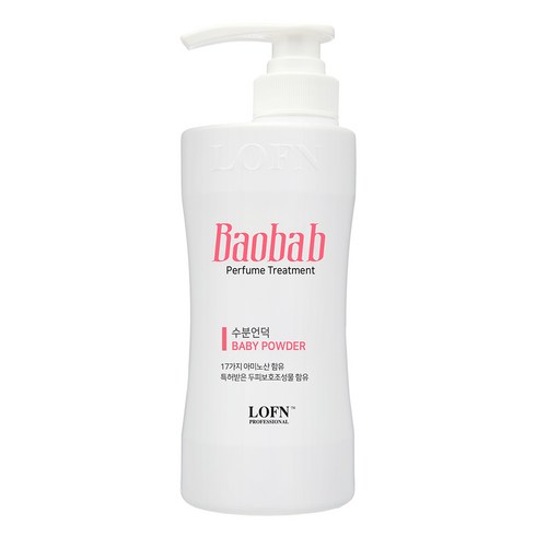 로픈 바오밥 수분언덕 퍼퓸 트리트먼트 베이비파우더향, 500g, 1개