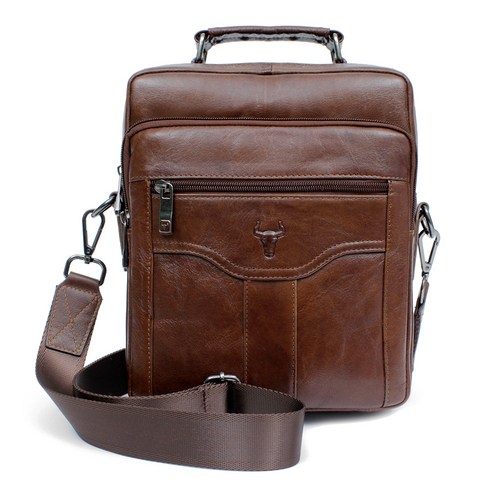 블루마운트 가죽 남성 크로스백 0433