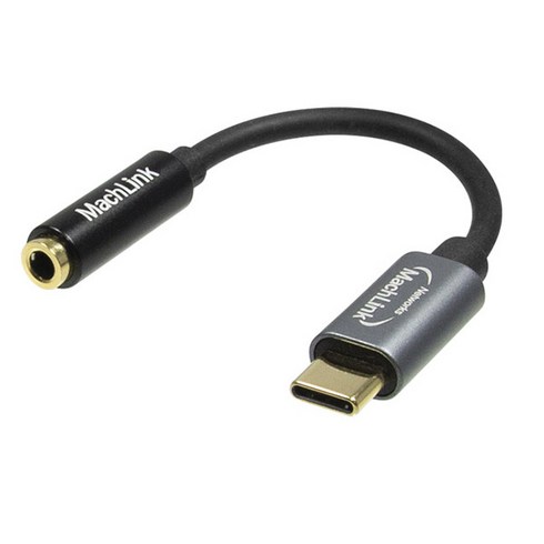 마하링크 하이파이 DAC USB C타입 TO 4극 3.5mm AUX 케이블 젠더, ML-CSCH