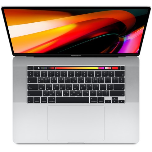 Apple 2019년 맥북 프로 터치바 16 16GB, 실버, i7-2.6GHz 6-core, SSD 512GB, 단품