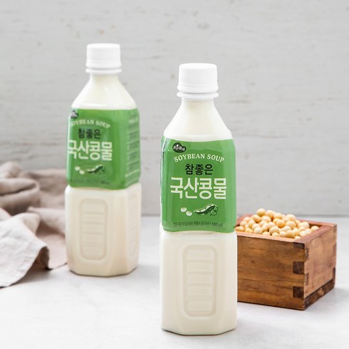 2023년 가성비 최고 콩물 - 맑은물에 참좋은 국산 콩물, 500ml, 2개