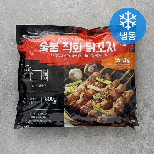 숯불 직화 닭꼬치 오리지널 (냉동), 800g, 1개