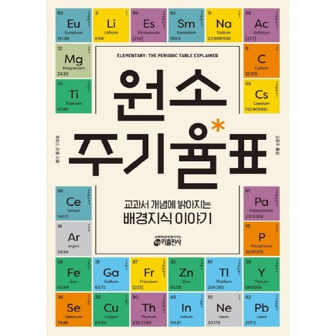 원소 주기율표:교과서 개념에 밝아지는 배경지식 이야기, 키출판사