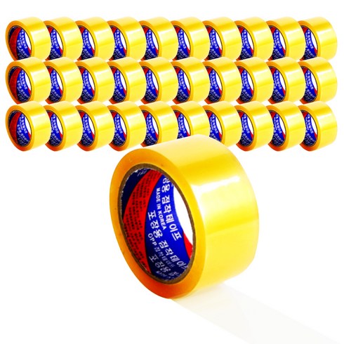코랙코리아 중포장용 OPP 테이프 투명 48mm x 80m, 40개