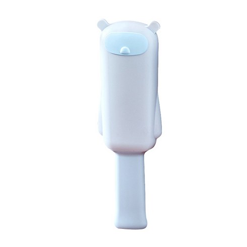 요기쏘 캐릭터 아이스크림 반려동물 털 제거기, 스카이블루, 1개