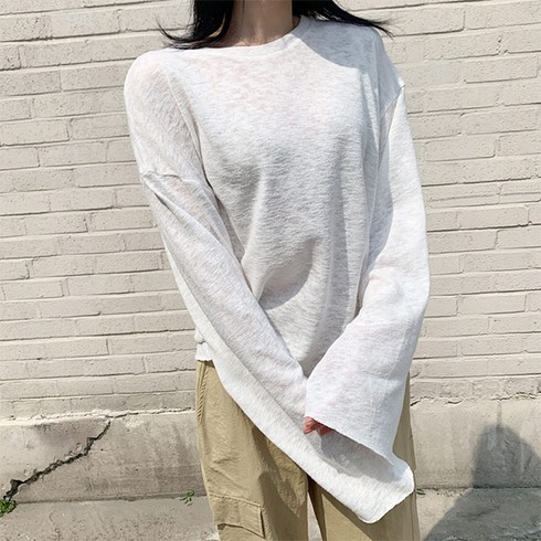 오키진 여성용 피어나 슬라브 티셔츠