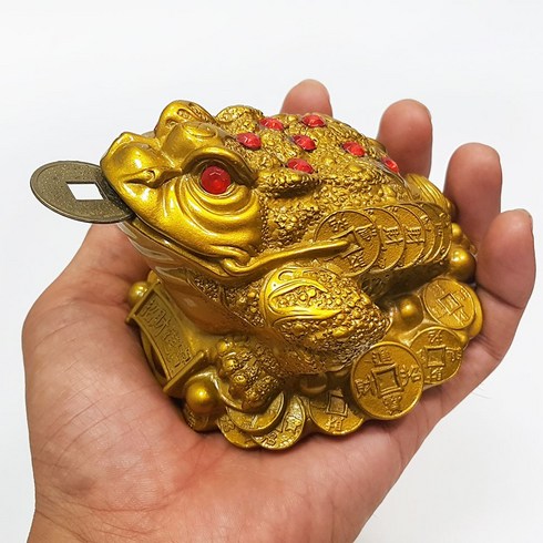 금두꺼비 - 삼족두꺼비 재물운 장식 소품, 3호