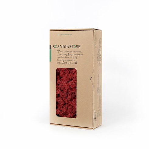 스칸디아모스 이끼 RM500 레드 500g, 1개