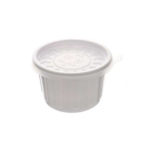 더담다 일회용 소스컵 222 중 95 x 55 mm 백색, 1개, 500개