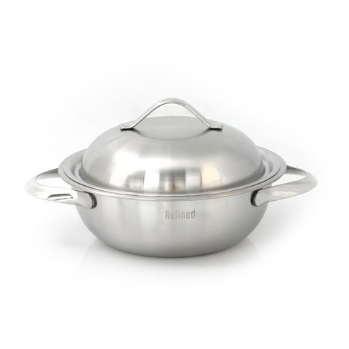 퀸센스 리파인드 POS SD 컴팩트 찜냄비 인덕션 IH, 20cm, 1개