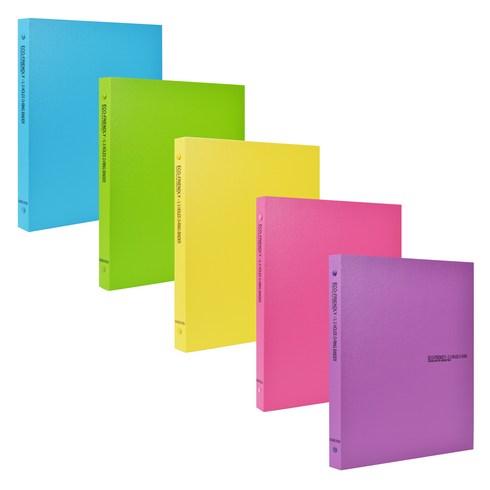 2023년 가성비 최고 멜로우3공바인더 - 에코청운 A4 에코 미니 바인더 3공, 랜덤발송, 5개