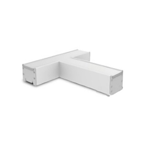 시그마램프 LED 라인시스템 T자 조명 13W, 화이트(바디) + 전구색(램프)