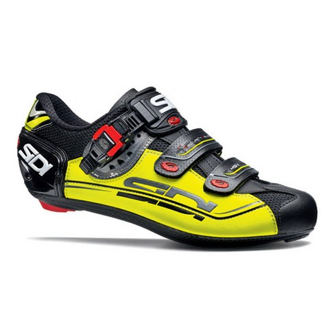 시디 지니어스 7 메가 로드용 클릿슈즈, Black Yellow Black, 250