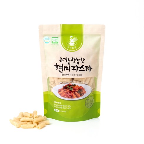 명성제분 유기농 행복한 현미 파스타, 320g, 1개