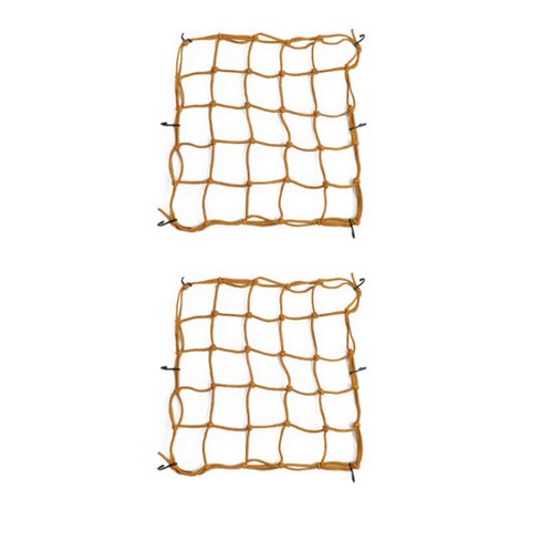 아리코 오토바이 다용도 반사광 그물망 2p, 옐로우