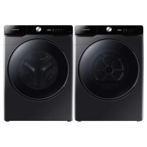 삼성전자 그랑데AI 드럼세탁기 WF21T6500KV 21kg+건조기 DV16T8740BV 16kg 방문설치