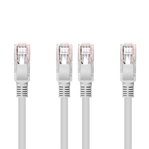 넥스트링크 UTP CAT.6 1G 랜케이블 인터넷 랜선 3M, 혼합색상, 2개입